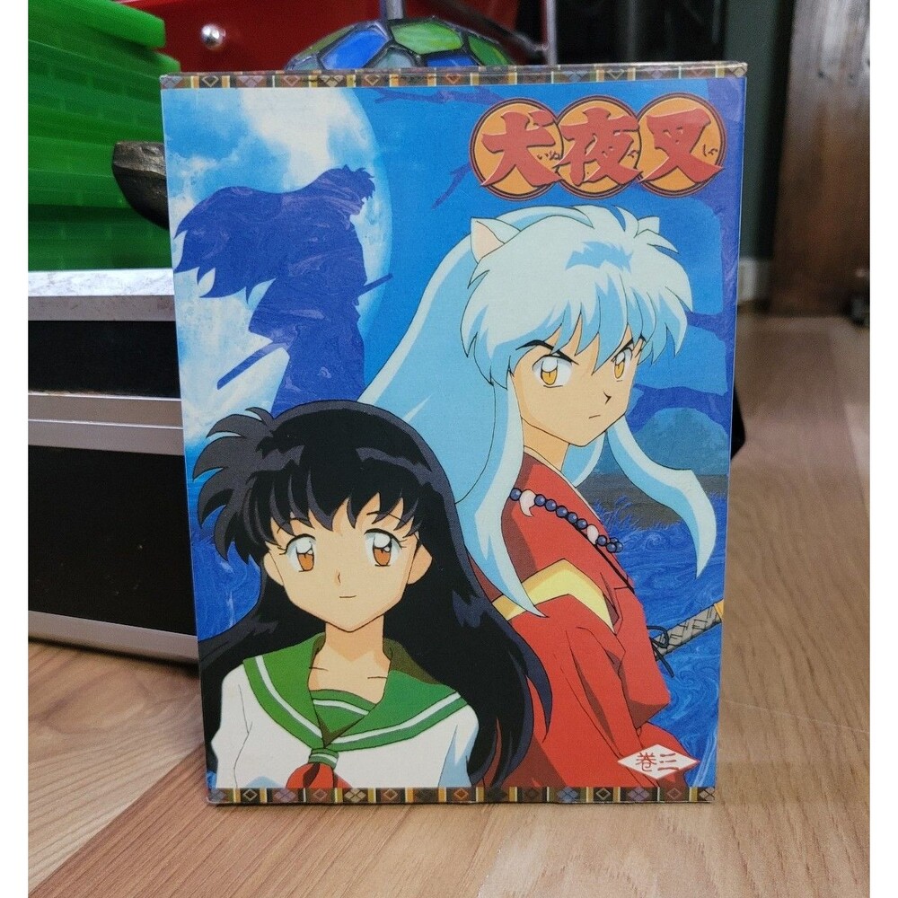Vintage InuYasha Shitajiki Original Anime DVD Set Vol. 3 in Japanese Discs 7,8,9